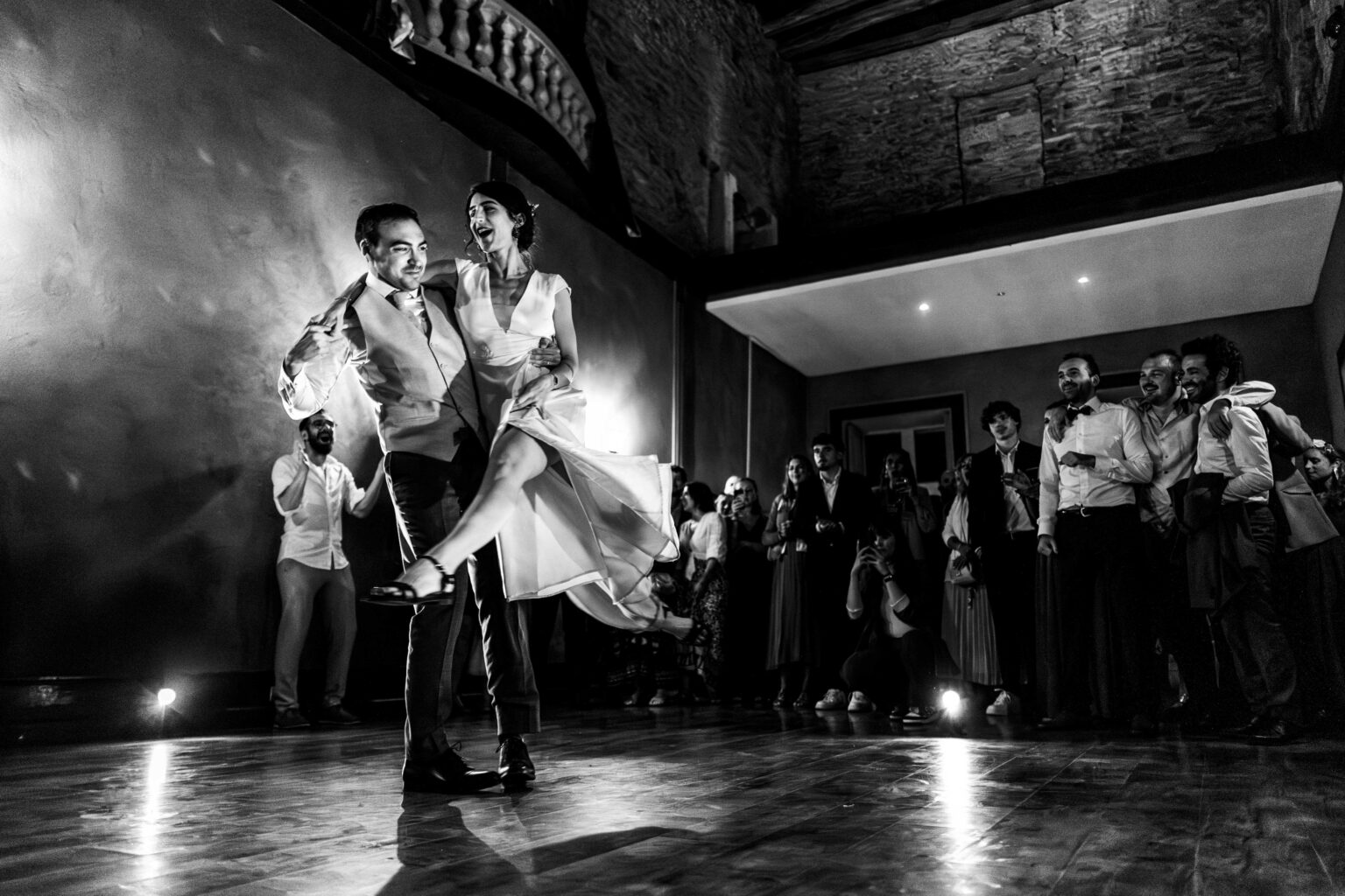 photo première danse en Loire Atlantique - château du Pordor